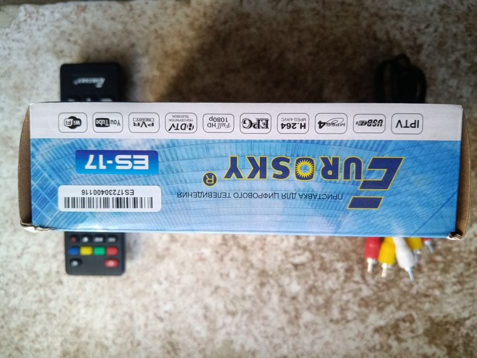 Продам тв тюнер Eurosky ES-17 DVB-T2/C
