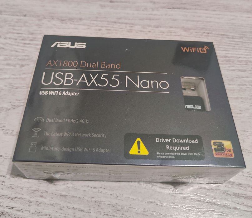 Wi-Fi адаптер ASUS USB-AX55 Nano WiFi6
