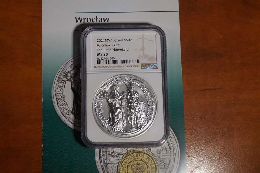 50 zł Wrocław Mała Ojczyzna 2021 - NGC MS70