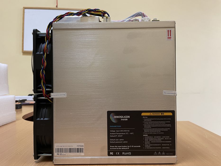 Біткоін Asic майнер Innosilicon T2T 30Th/s + БЖ