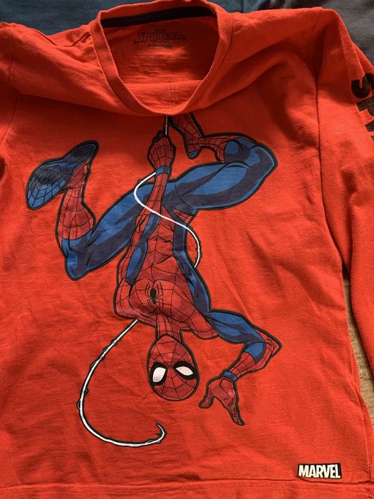 Zestaw bluzek 116 Spiderman auta 5.10.15 dinozaur h&m zara next