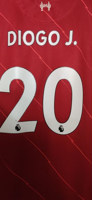 Koszulka t-shirt Diogo Jota czerwony Liverpoolu 2021-22 oryginał