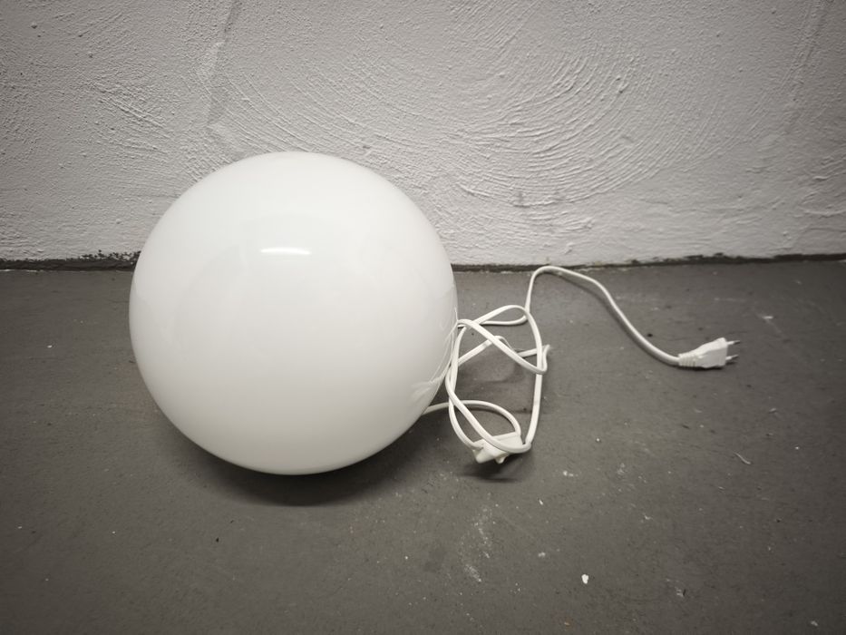 Lampka kula, szklana, 23cm