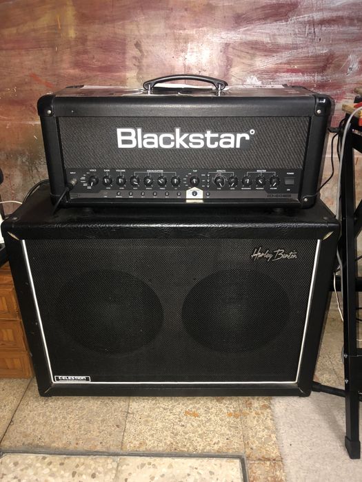 Amplificador Laney Blackstar e Colunas HB