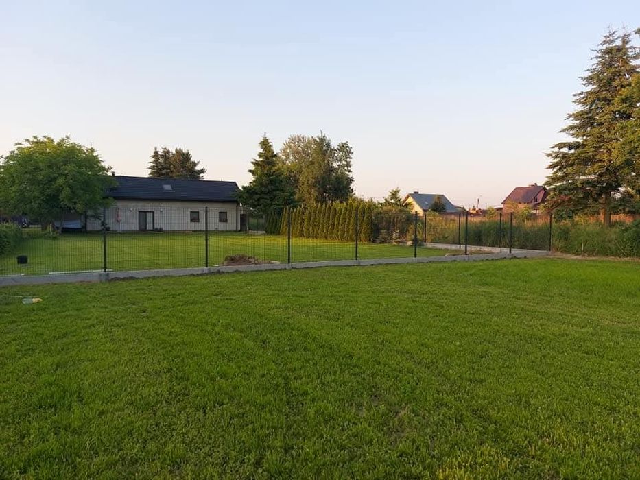 Ogrodzenia panelowe, betonowe, kostka brukowa,