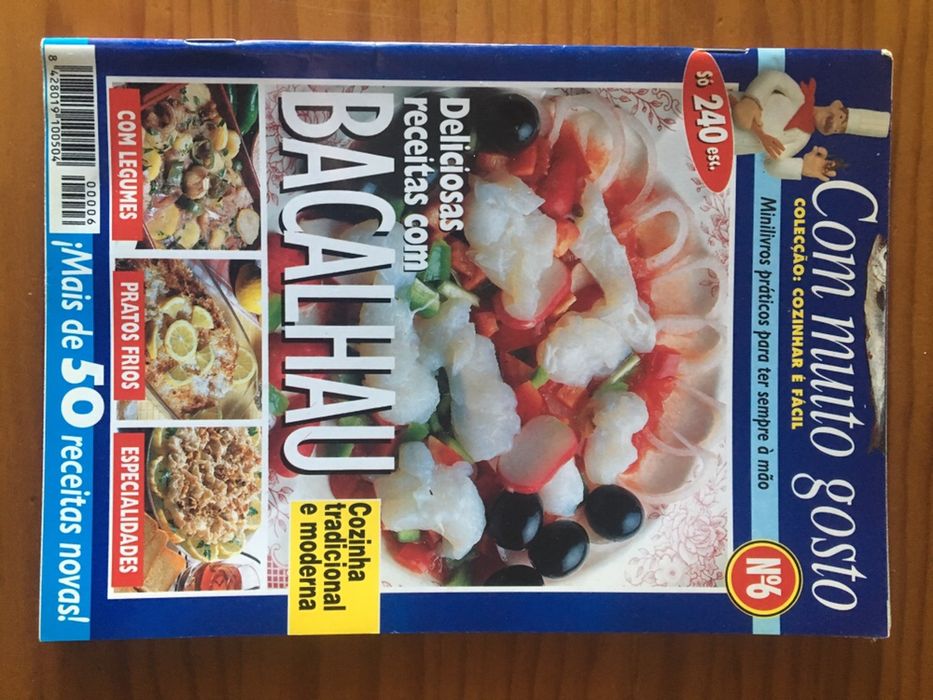 Livro receitas com muito gosto