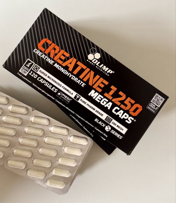 Kreatyna Monohydrat Olimp Creatine 1250 | Mega Caps | 210 kapsułek