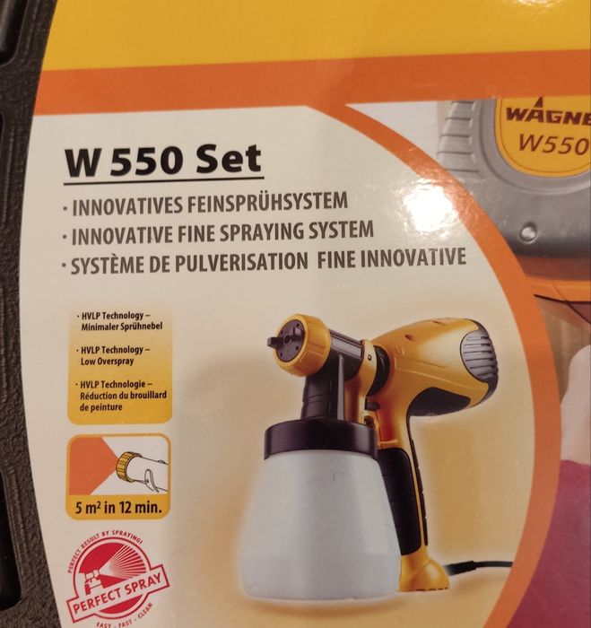 Краскопульт Wagner W550 Set в кейсе, Германия