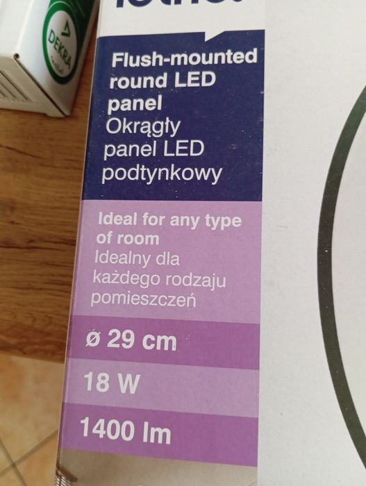 Lampa sufitowa LED  2 sztuki