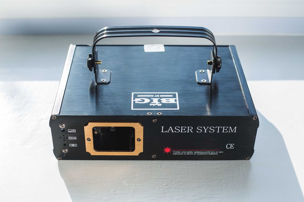 Анімаційний лазер BIG BESDCARD400RGB. Новий.