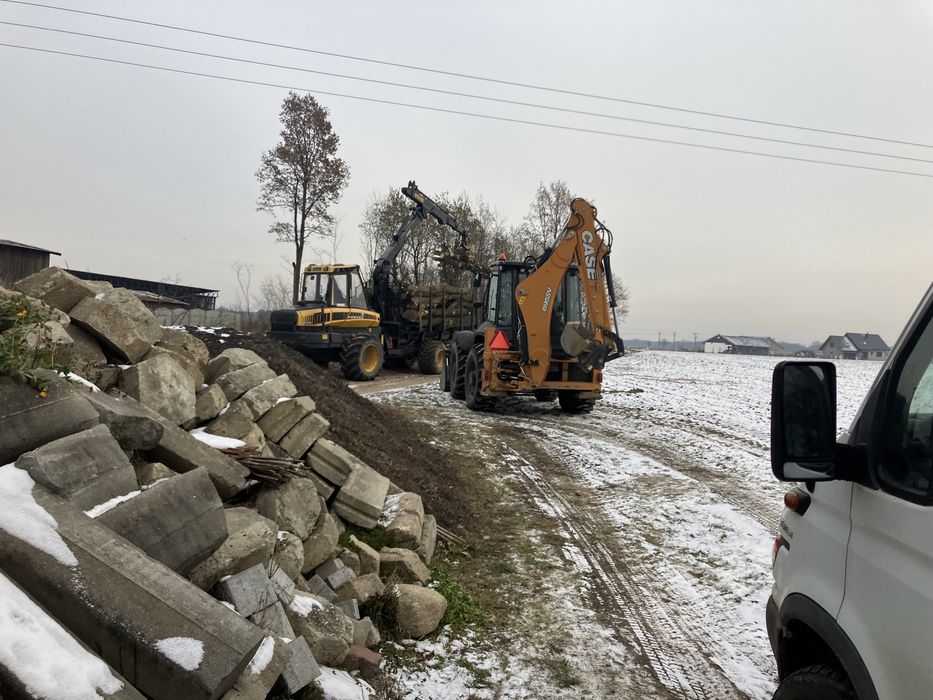 Usługi mulczowanie glebogryzarka wycinka drzew wyrywanie korzeni