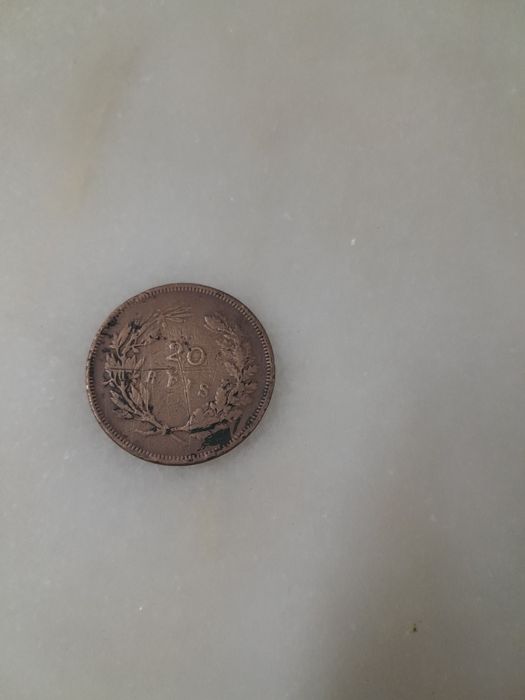 Moeda ,20Reis/D.Carlos 1892