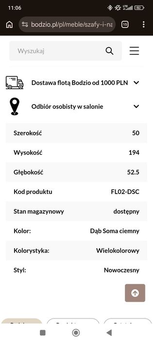 Zestaw Mebli do sypialni