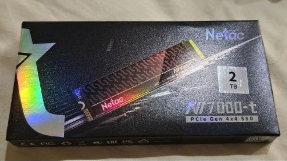SSD Netac NV7000-t 2TB M.2 NVMe PCIe Gen4 x4, новий