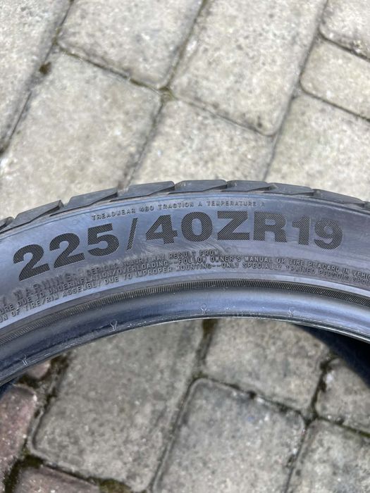 Opony letnie R19 225/40