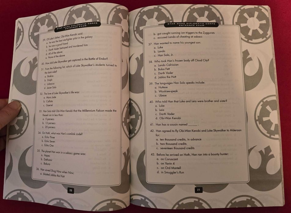 Star Wars - Diplomatic Corps Entrance Exam. 1997 rok.