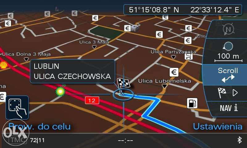 POLSKIE MENU do systemów nawigacji Audi VW Mercedes BMW mapy 2026