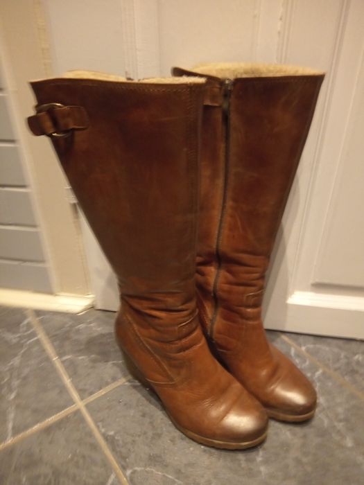 Kozaki zimowe Skórzane 38