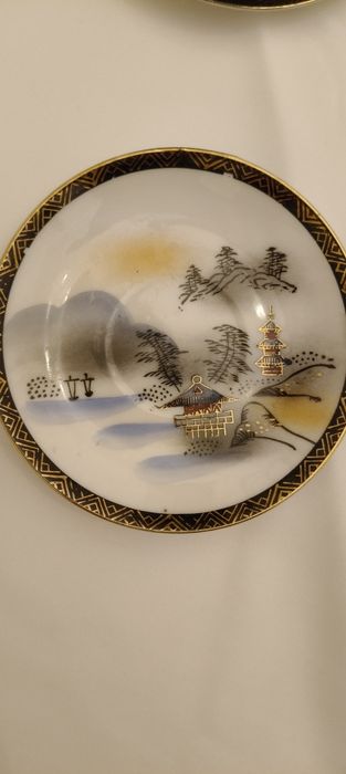 Serviço de café japonês vintage