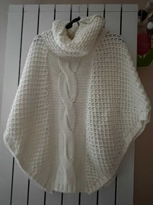 Włoski sweter poncho r. 38/40