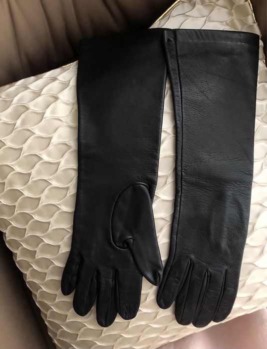 Перчатки кожа , шерсть Max mara