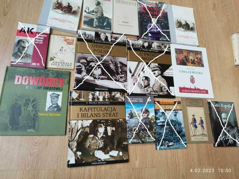Książki historyczne i inne