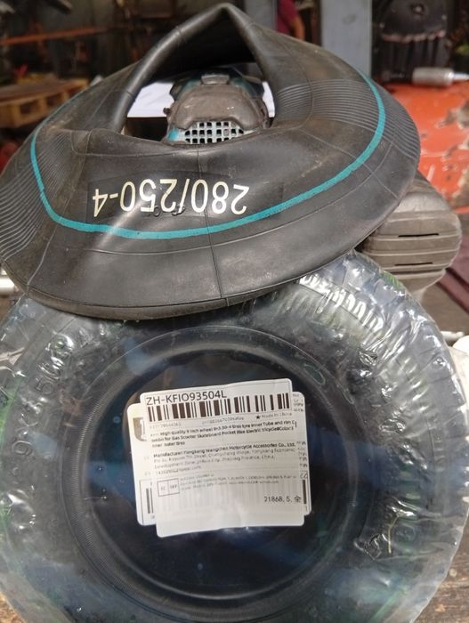 Peneu com camara de ar