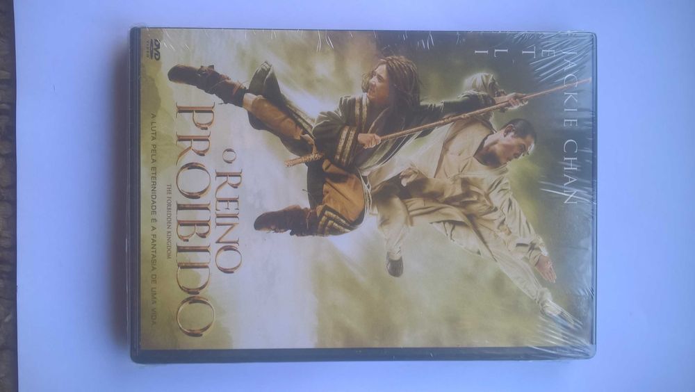 O reino proibido - dvd Jet Li e Jackie Chan - dvd novo