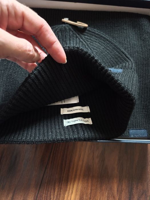 Czapka i szalik męski komplet Tom Tailor