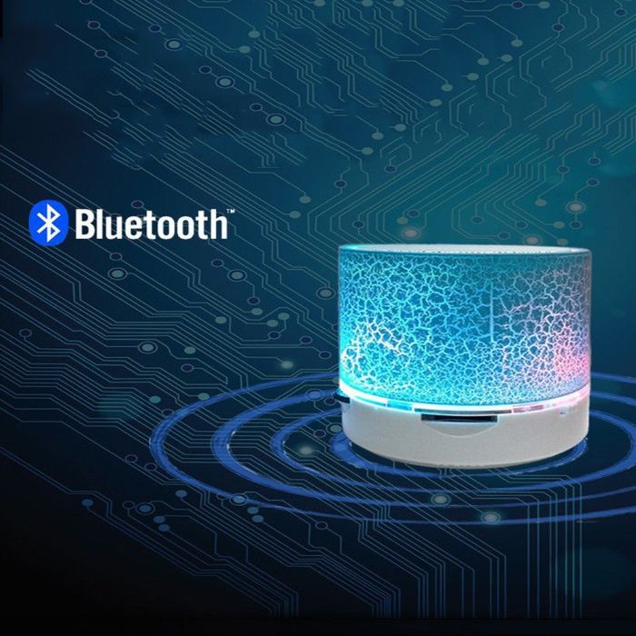 Coluna bluetooth LED Portátil sem fios