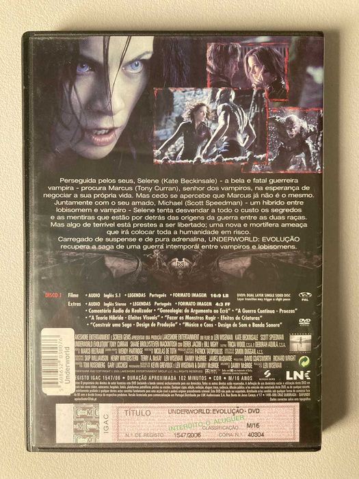 [DVD] Underworld: O Submundo + Underworld: Evolução