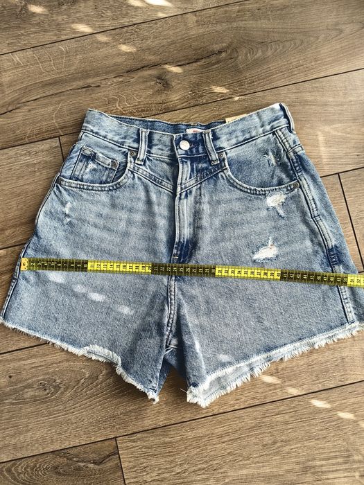 Damskie spodenki jeansowe, wysoki stan, Pepe Jeans