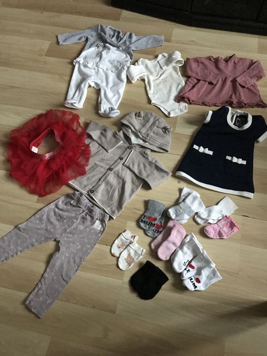 Paka ubranek niemowlęcych 0-3-6 M