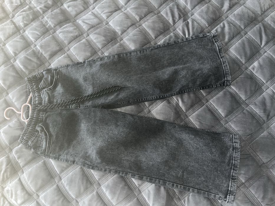 Джинси джинсові штани 116 см палаццо широкі джинси вживані