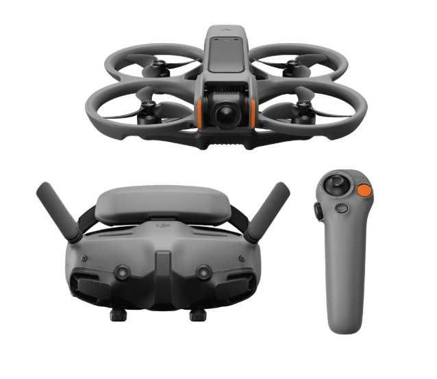 Drone - DJI Pack Avata 2 Voa Mais (3 baterias), drone FPV com câmara 4K + Maleta Rígida à Prova de Água  (Novo - Caixa Selada)
