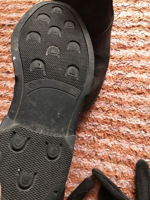 Equitação Toque, botas e luvas