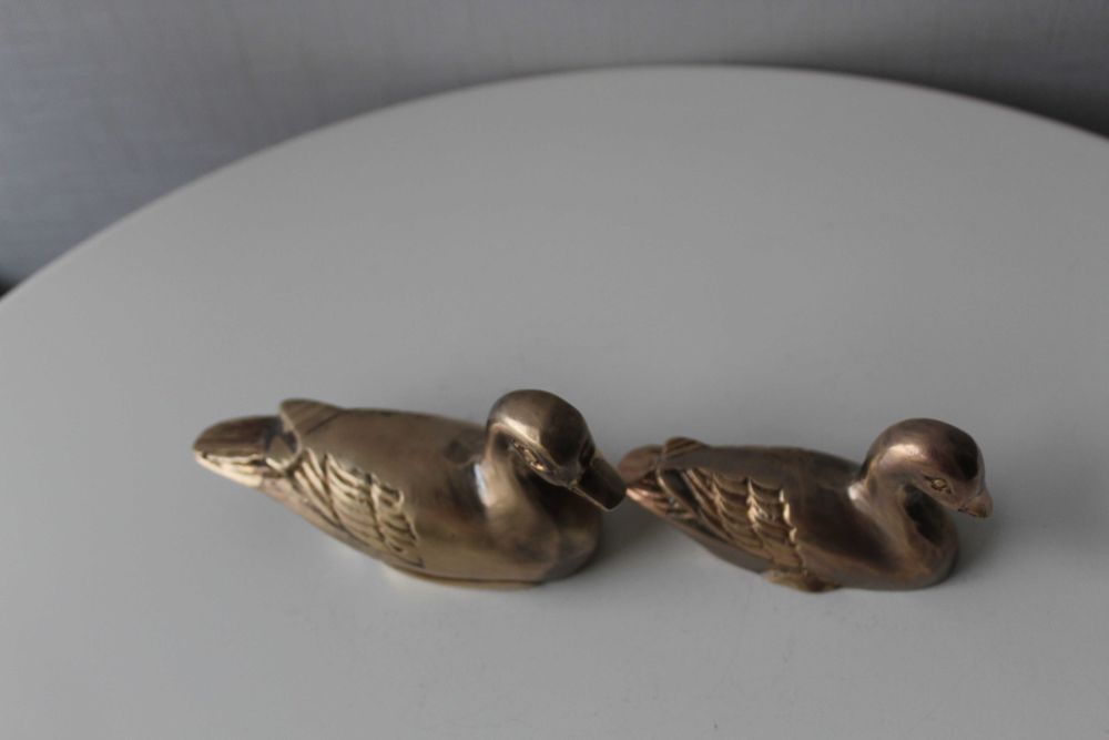 Утки, качка, бронза, Германия, 2 шт, пара