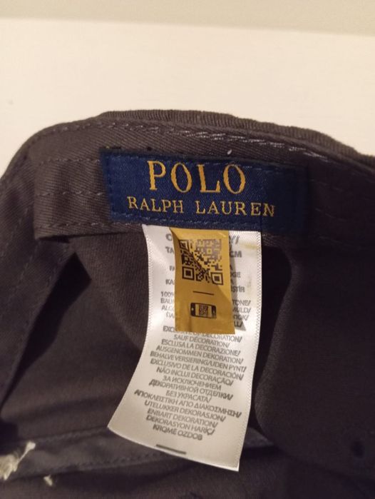 Boné cinza Ralp Lauren