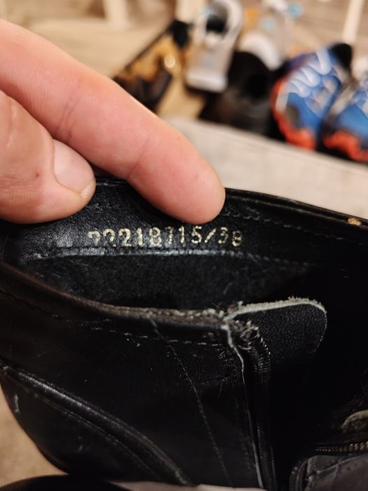 Botki skórzane damskie rozmiar 38