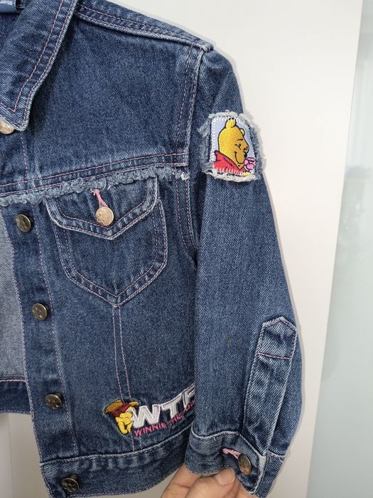 Kurtka jeansowa dżinsowa Kubuś Puchatek Disney 98