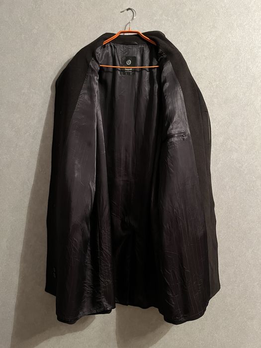 Bugatti шерстяное прямое пальто, размер XXL