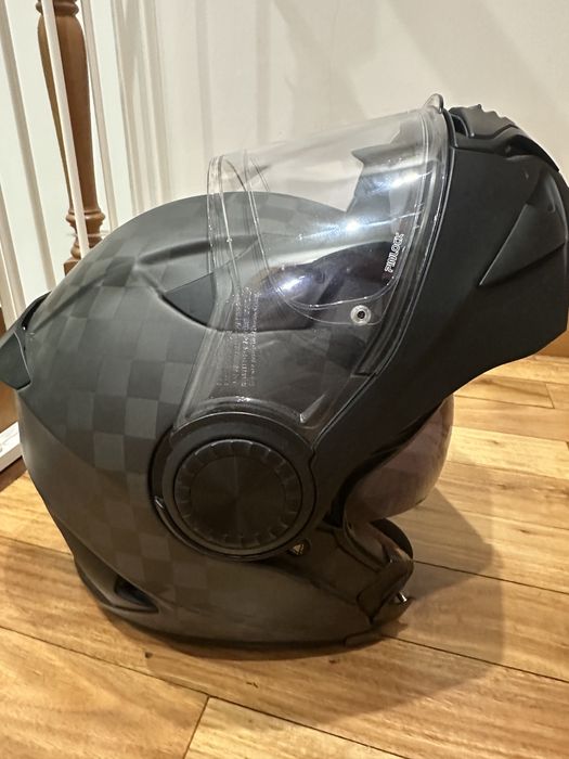 Capacete Modular LS2 FF313 Vortex Solid Matte Carbon