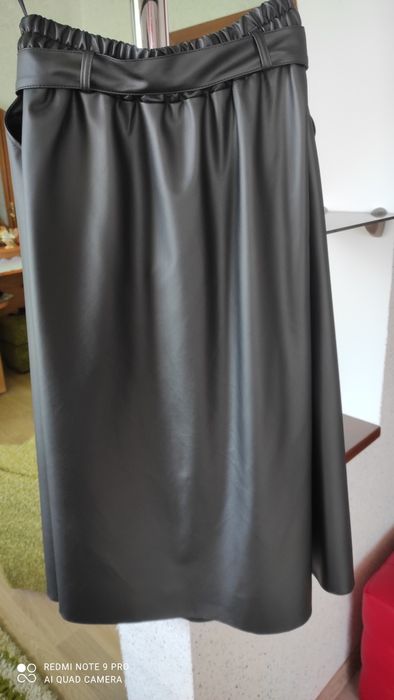 Спідниця з еко шкіри