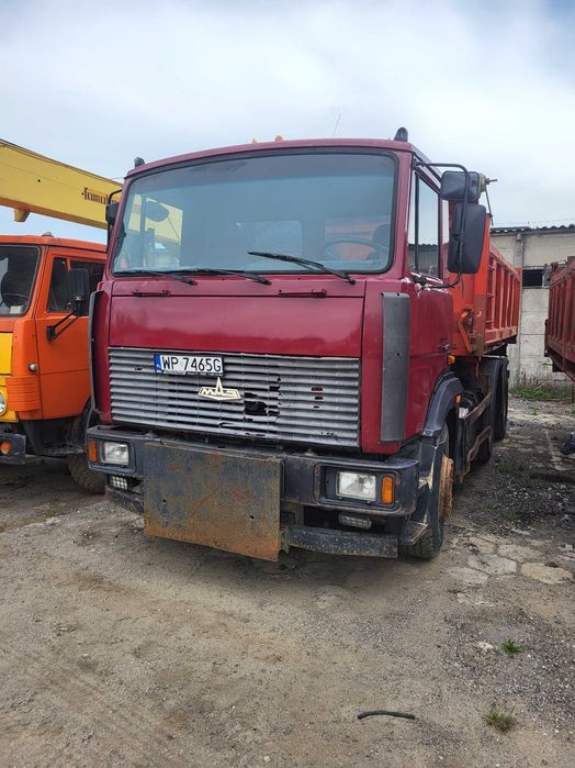 Wywrotka MAZ 551669 z silnikiem Mana