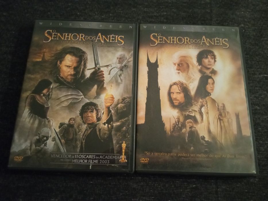 DVDs Senhor dos Anéis Usados