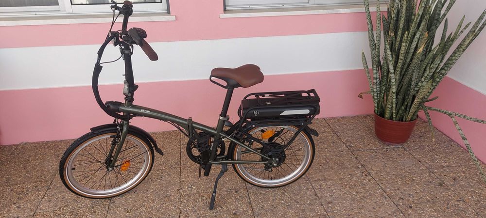 Bicicleta Elétrica Dobrável E FOLD 500 Verde