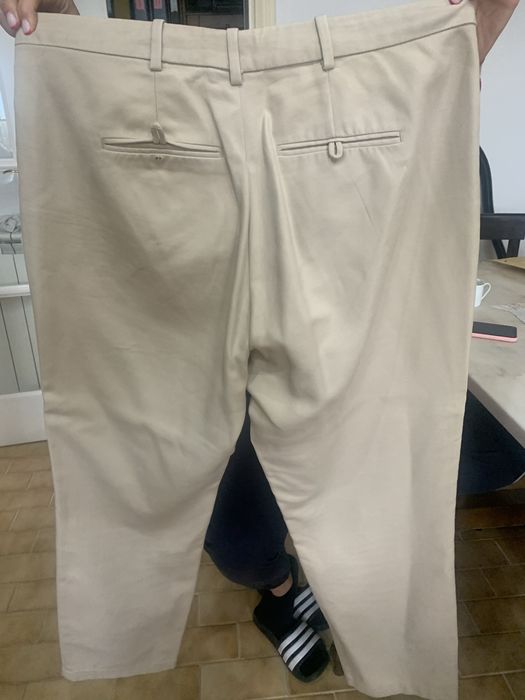 Calças mulher bege Zara XL 42-44 (algodão)