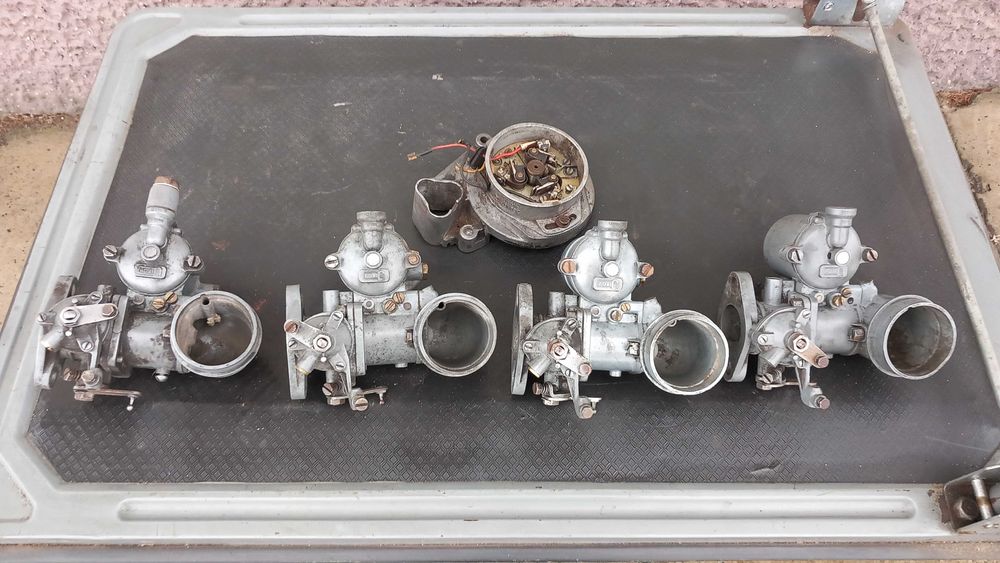 Dzik motopompa gaźnik IKOV kompletny  oryginał syrena