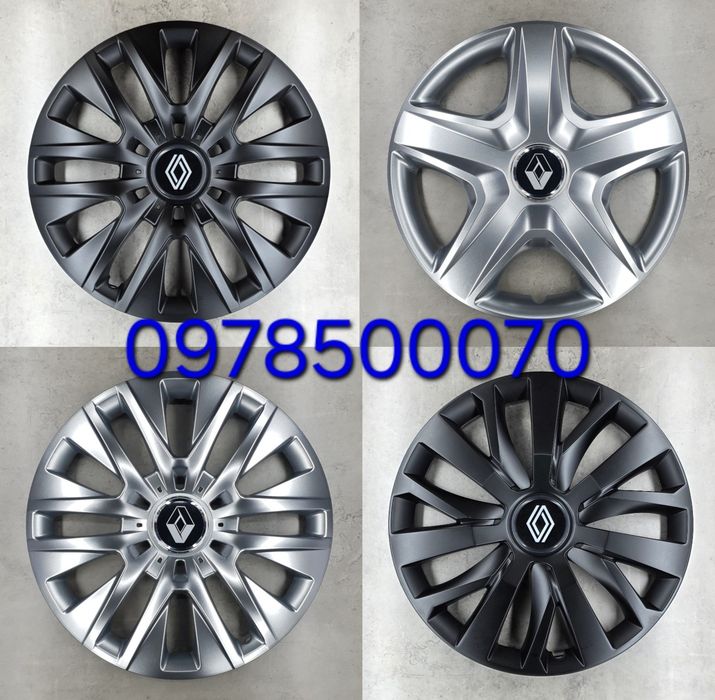 Ковпаки Renault Рено R16 Megane Duster Laguna Sandero Trafic Logan