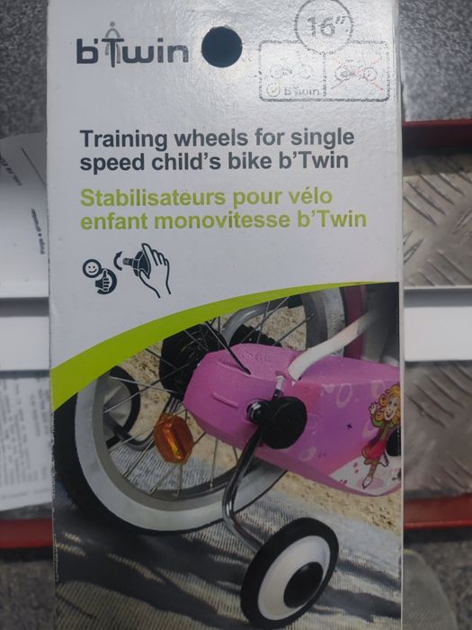 Rodinhas de aprendizagem para bicicleta criança